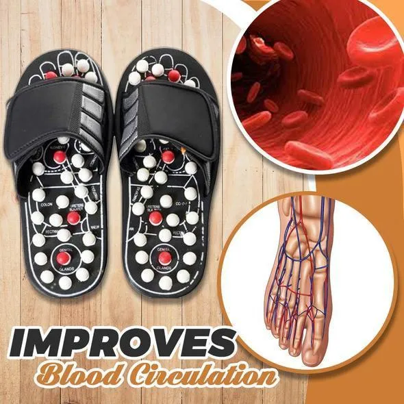 Acupressure Foot Massager Acupoint Stimulation Massage Slippers Shoes