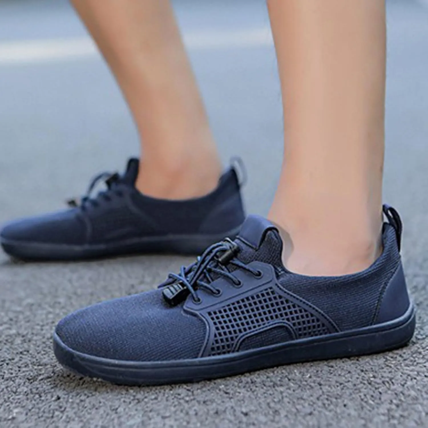 Air Cushion Sole Sneakers for Women Non Slip Workout Fashion Tennis Running Sneakers Lightweight Elderly Shoe