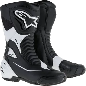 ALPINESTARS SMX-S Boots - Black/White - US 10.5 / EU 45 2223517-12-45