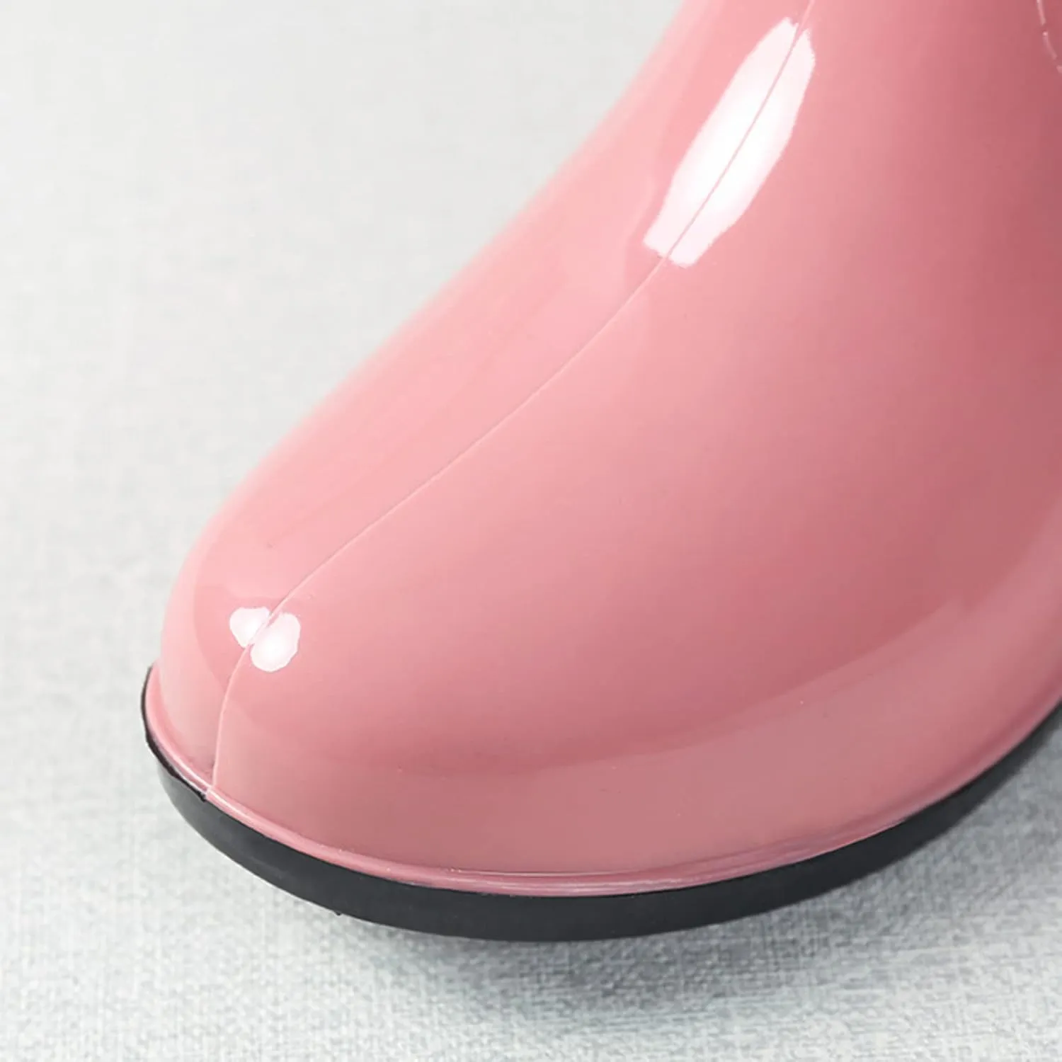 AMDBEL Rain Boots for Women, Women's Mid Calf Rain Boots Waterproof Garden Shoes Rubber Anti-Slipping Rain boots for Ladies