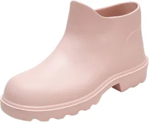 Ankle Rain Boots for Women Waterproof Fashion Short Tube Water Proof Non Slip Rain Boots Non Slip Fishing Shoes