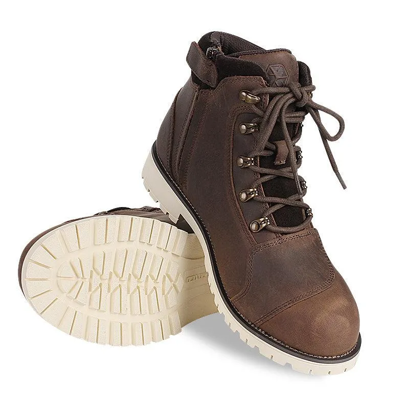 Anti-Drop Protection Retro Motorcycle Cowhide Boots