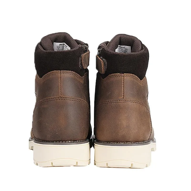 Anti-Drop Protection Retro Motorcycle Cowhide Boots