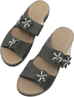 Arch Support Orthopedic Sandals for Women Comfortable Walking Shoes Adjustable Straps Lightweight Summer Beach Casual Outdoor Plantar Fasciitis Recovery