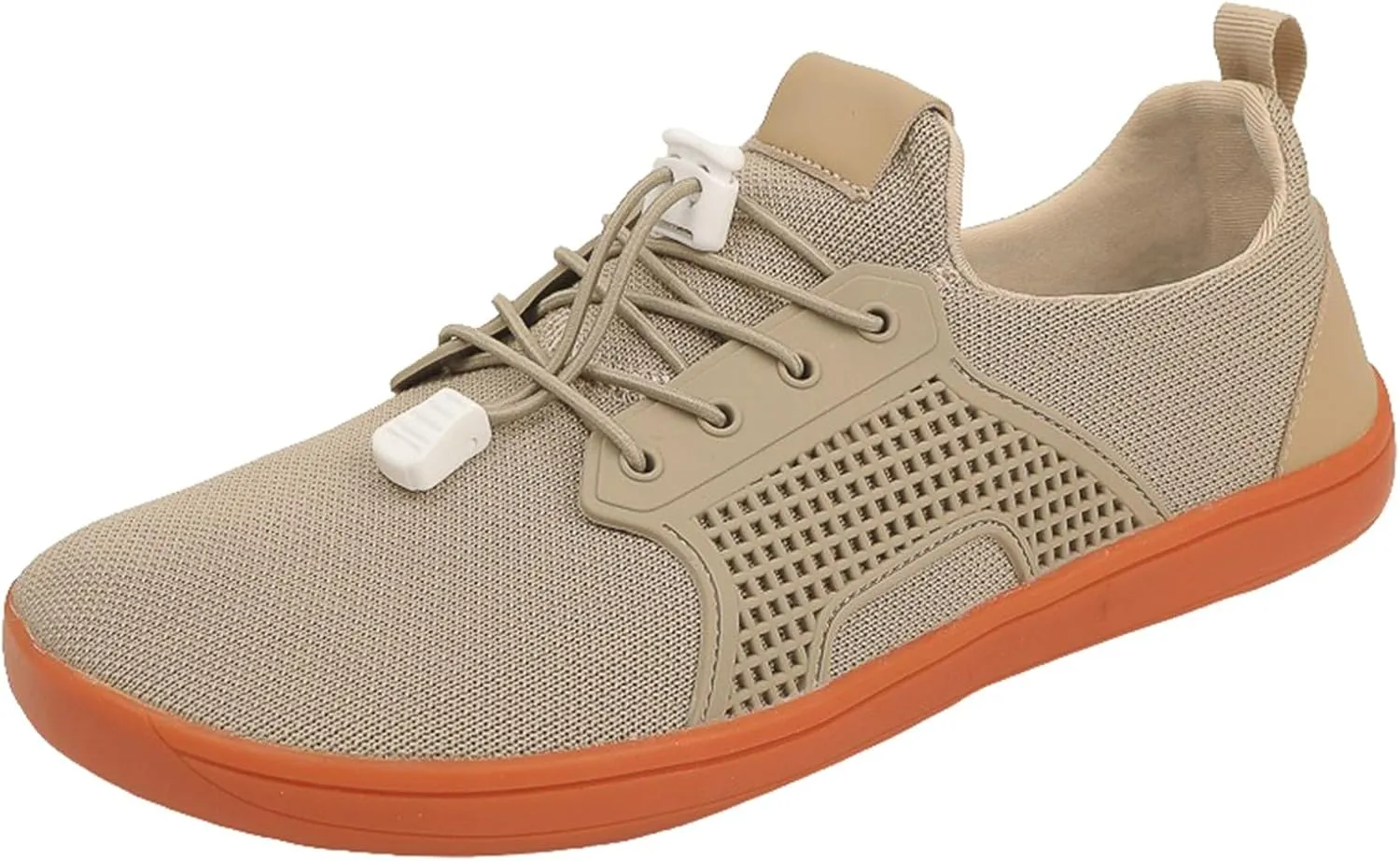 Arch Support Orthopedic Sneakers for Women Breathable Zero Drop Adjustable Barefoot Shoes Fly Woven Mesh Shoe
