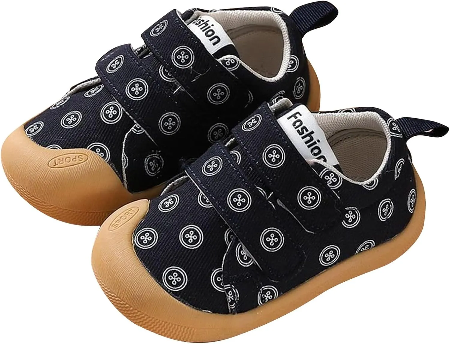 Baby Leopard Platform Canvas Shoes Unisex Boys Girls First Walking Shoes, Infant Non Slip Soft Sole Boy Big Snow Boots