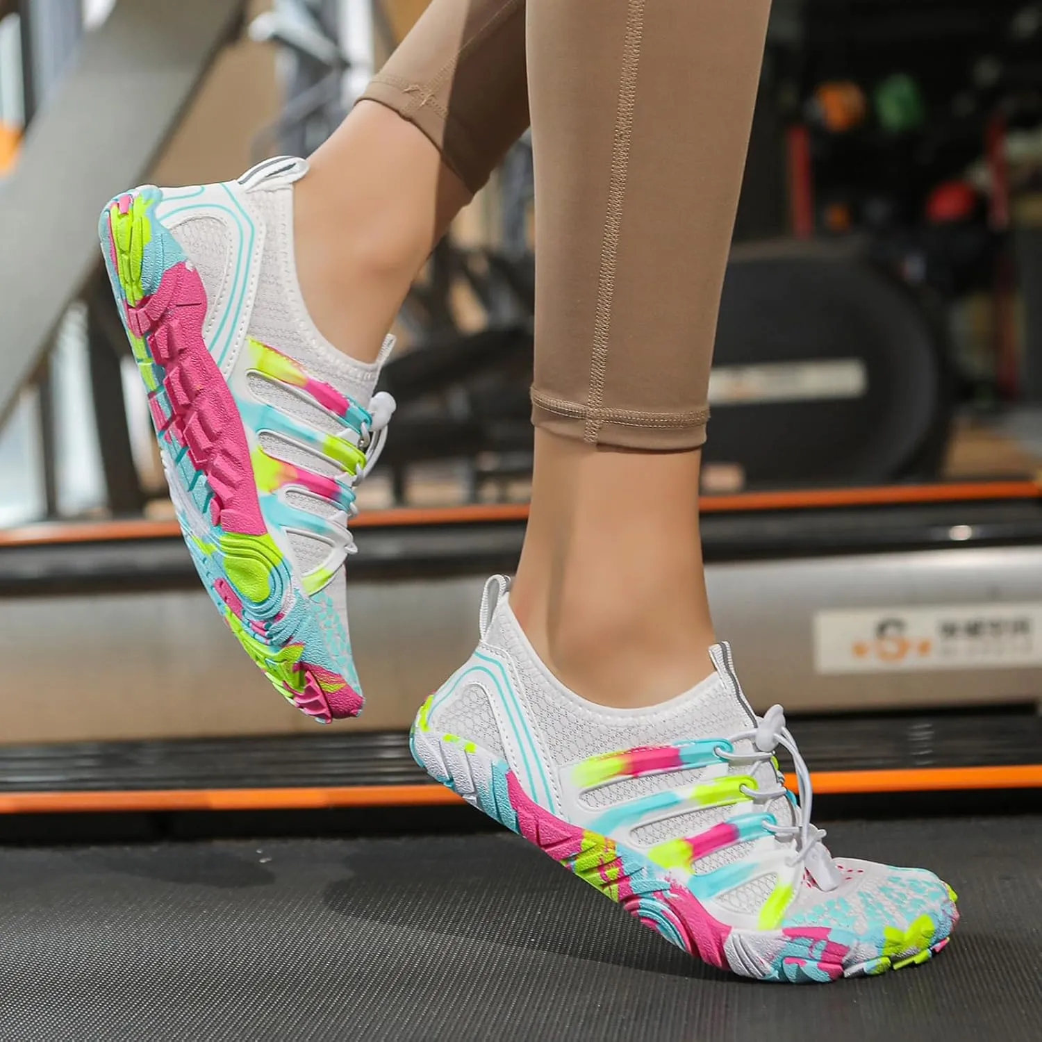 Barefoot Shoes for Women Hiking Footwear Healthy & Non-Slip Barefoot Shoe Wide Toe Box, Zero Drop, Water Resistant, Lightweight Breathable Grounded Footwear for Walking Running Hiking Workout Sneakers