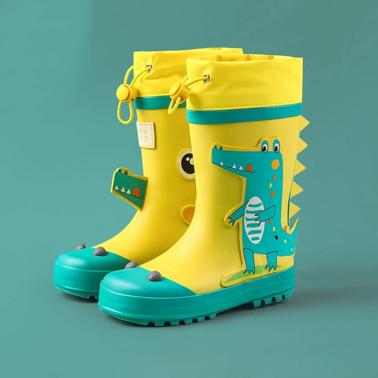 Big Boys Rain Boots Spac Toddler Kids Rain Boots Waterproo Rubber Boots For Girls Boys With Astronaut Patterns