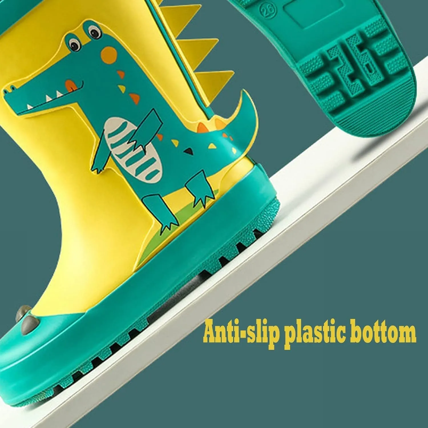 Big Boys Rain Boots Spac Toddler Kids Rain Boots Waterproo Rubber Boots For Girls Boys With Astronaut Patterns