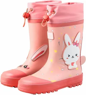 Big Boys Rain Boots Spac Toddler Kids Rain Boots Waterproo Rubber Boots For Girls Boys With Astronaut Patterns