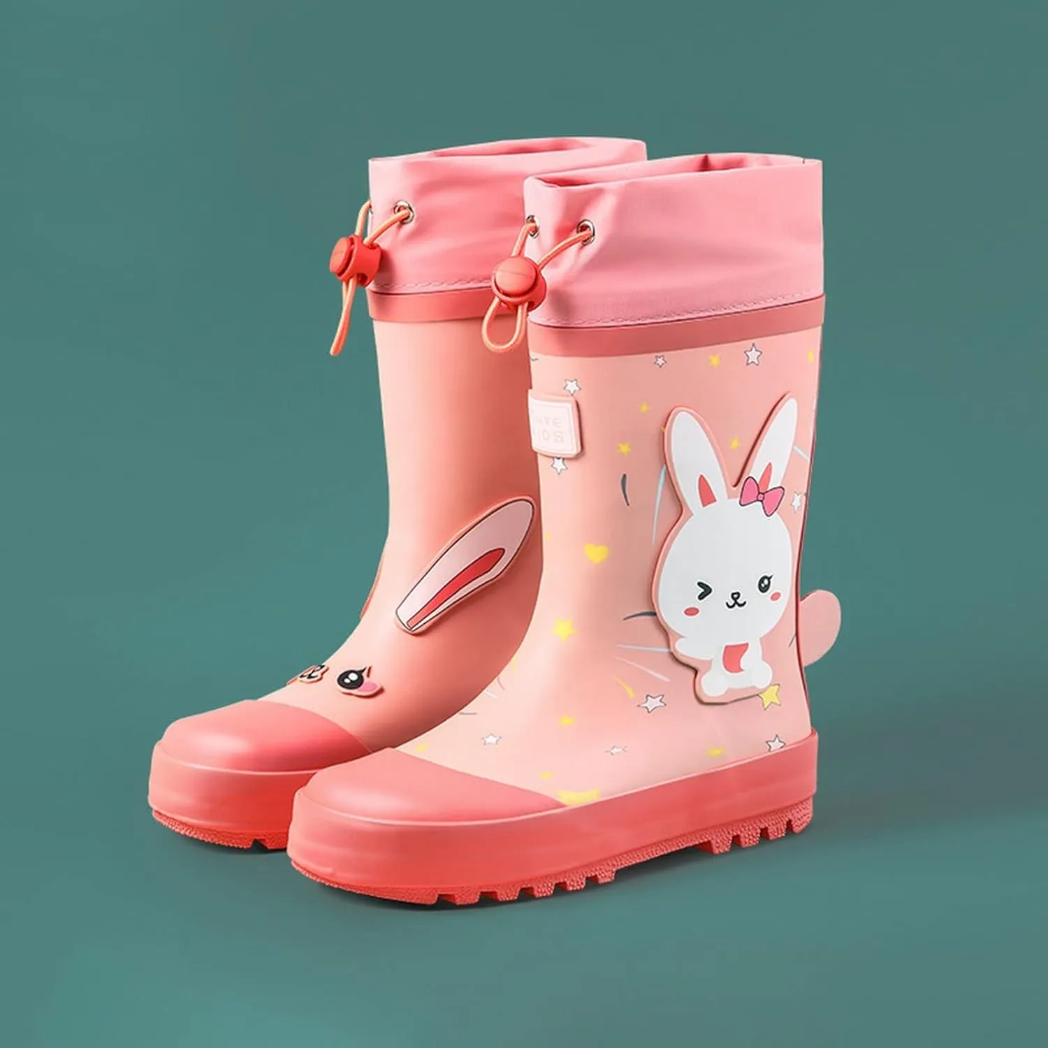 Big Boys Rain Boots Spac Toddler Kids Rain Boots Waterproo Rubber Boots For Girls Boys With Astronaut Patterns