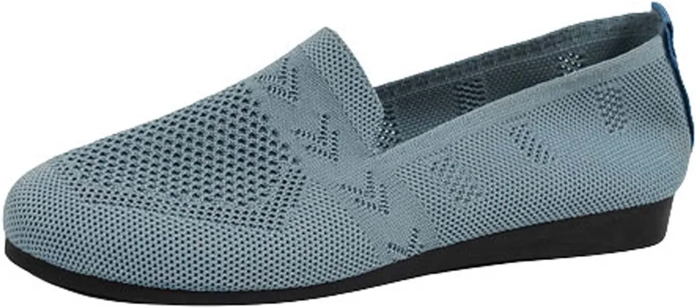 Black Loafers for Women Comfortable Pointed Toe Memory Foam Women's Dressy Shoes Fashion Hiking Workout Sneakers