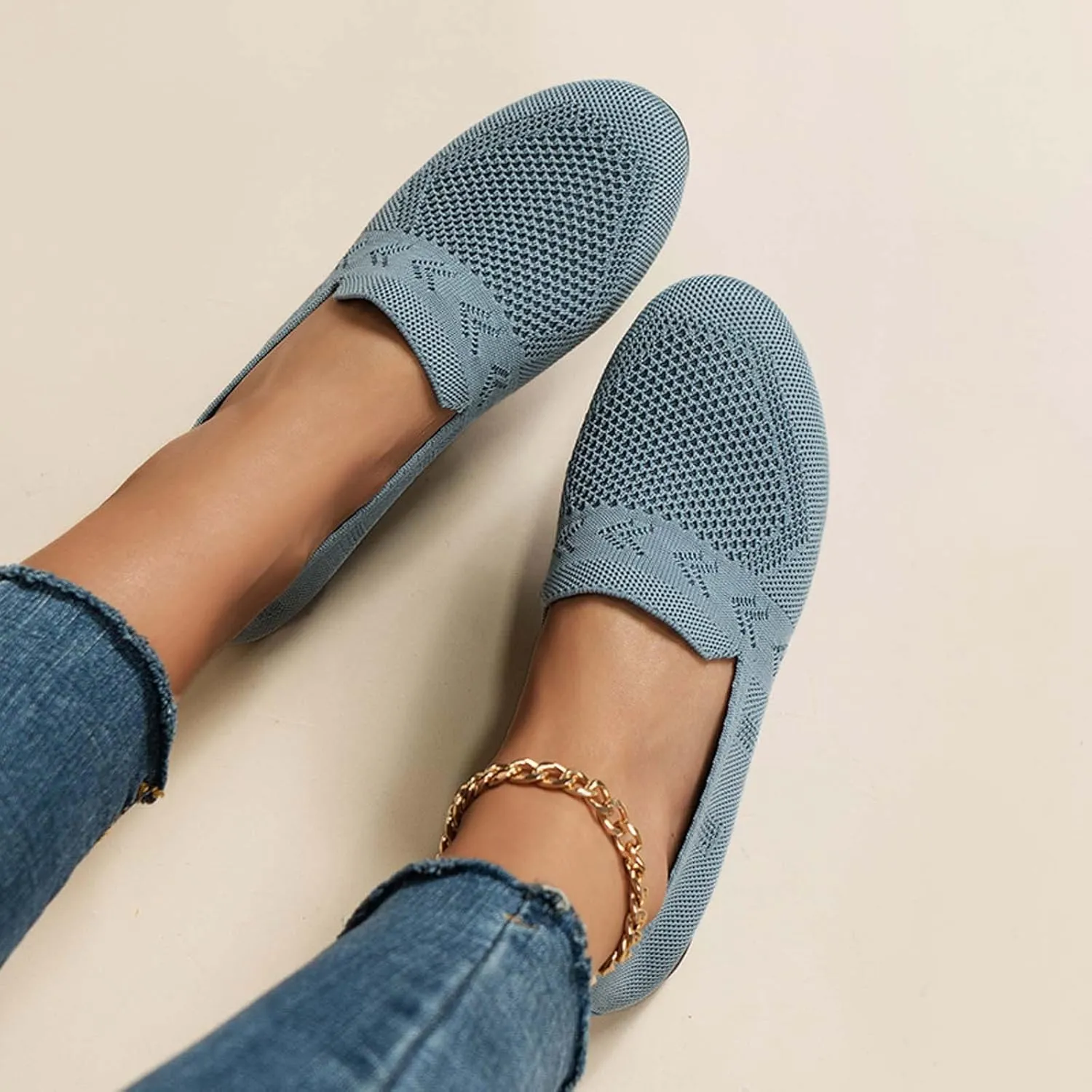 Black Loafers for Women Comfortable Pointed Toe Memory Foam Women's Dressy Shoes Fashion Hiking Workout Sneakers
