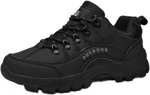 BORAMAX Men's Anti-Skid Cross-Country Travel Shoes Men's Supportive Running Shoes Cushioned Lightweight Athletic Sneakers