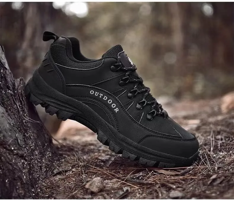 BORAMAX Men's Anti-Skid Cross-Country Travel Shoes Men's Supportive Running Shoes Cushioned Lightweight Athletic Sneakers