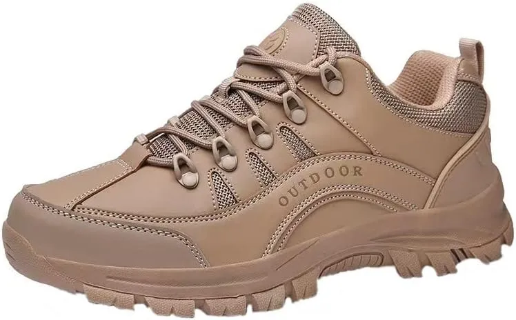 BORAMAX Men's Anti-Skid Cross-Country Travel Shoes Men's Supportive Running Shoes Cushioned Lightweight Athletic Sneakers