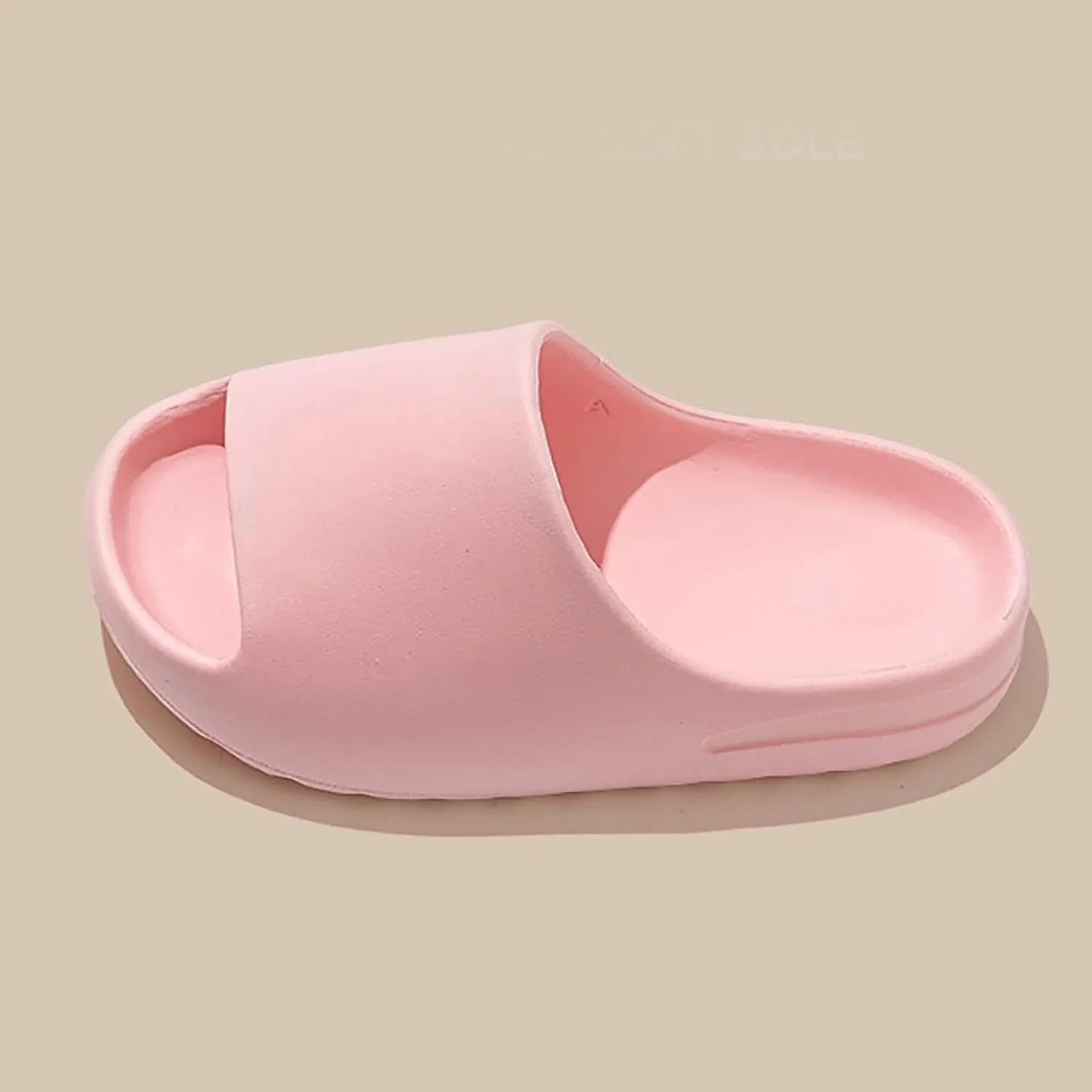 Boys Girls Comfy Slippers Girls Comfortable Soft Slippers Fashion Thick Soled Classic Solid Color Home