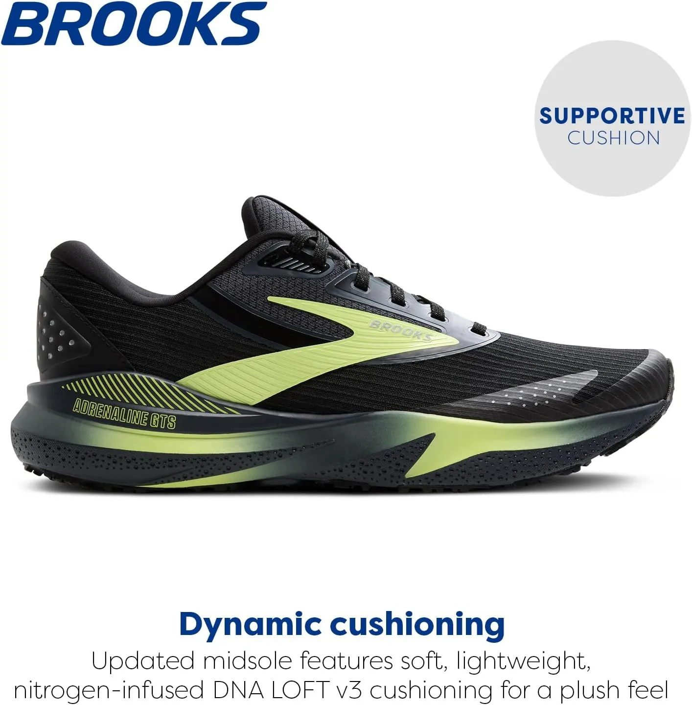 Brooks Mens Adrenaline GTS 24 Weatherized Supportive Running Shoe