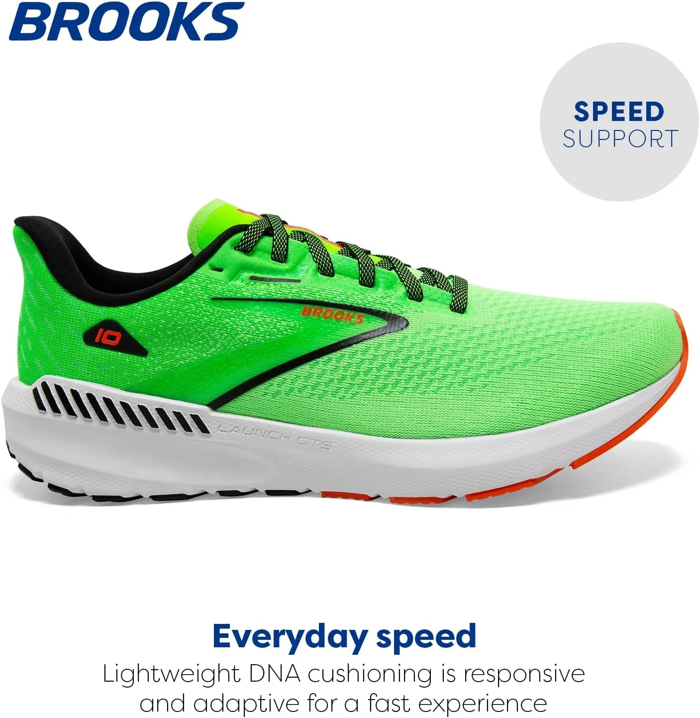 Brooks Mens Launch GTS 10 Supportive Running Shoe