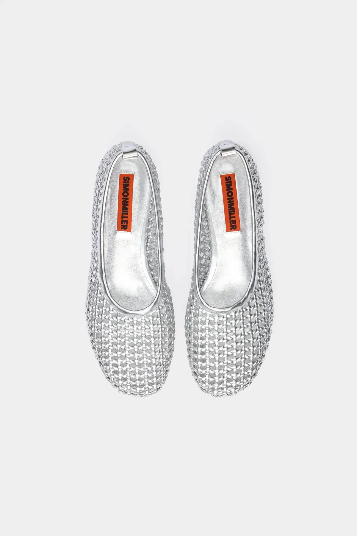 Chrome Woven Riad Flat