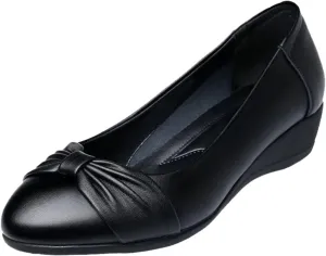 Flat Shoes for Women Dressy Work Shoes Ballet Flats Comfortable Slip On Loafers Round Toe Office Shoe Flat Dress Shoe