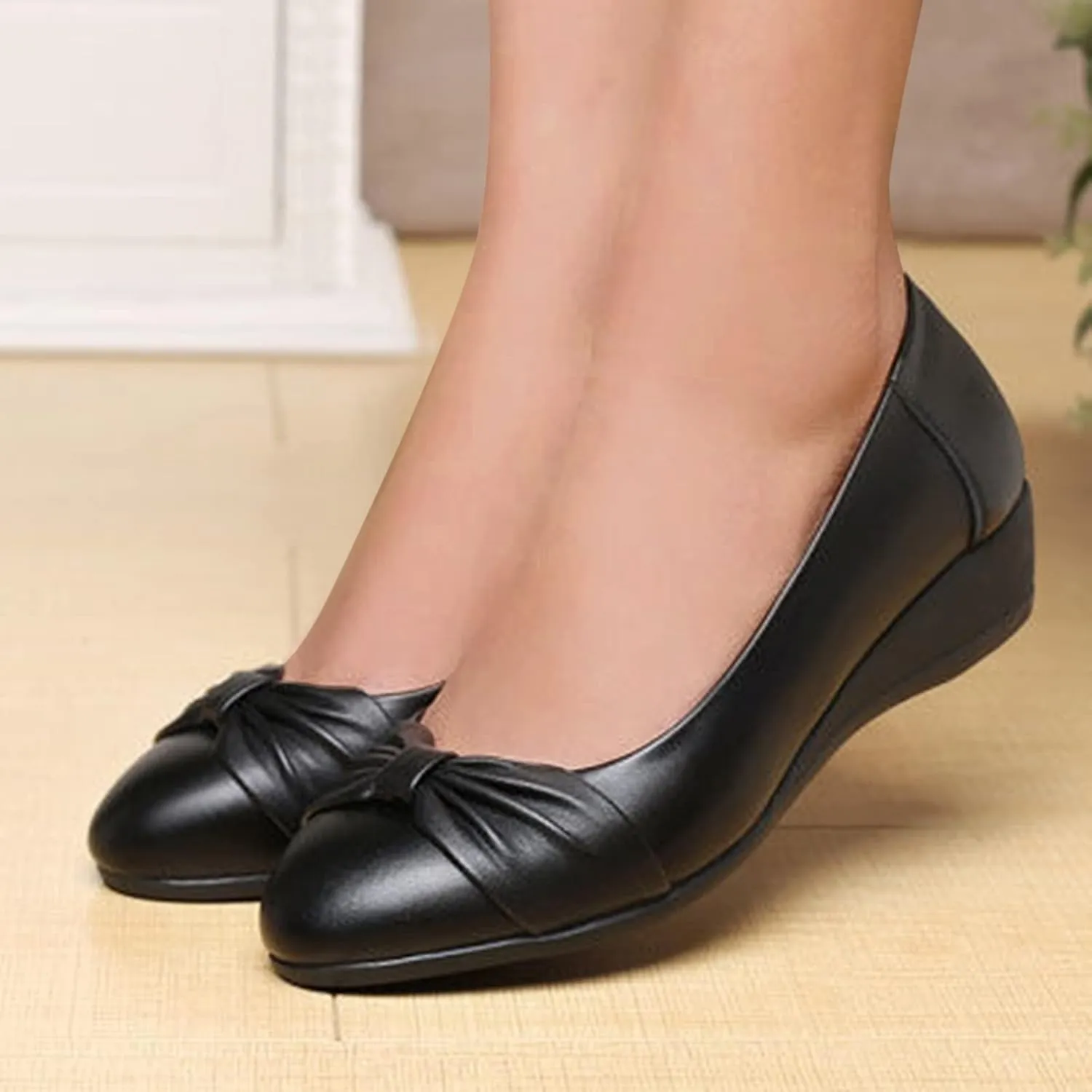 Flat Shoes for Women Dressy Work Shoes Ballet Flats Comfortable Slip On Loafers Round Toe Office Shoe Flat Dress Shoe