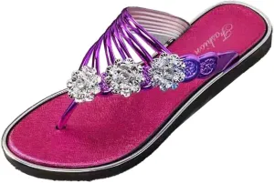 Flip Flops Dressy Summer Flat Silver Black Wedding Glitter Stripe Sandals Women Slippers for Hardwood Floors