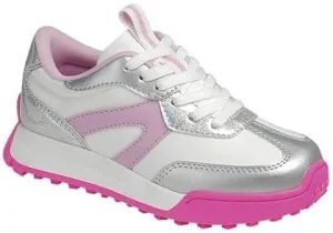Forever Link Girl's Lugged Sole Lace Up Sneakers Round-13K