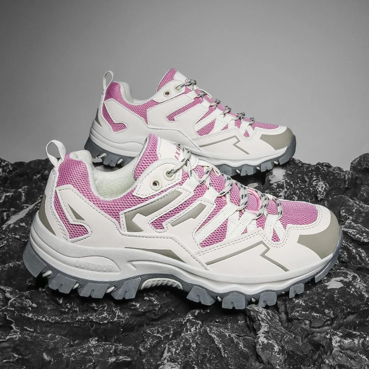Girl Fashion Sneakers Business Casual Shoes Women Sneakers Fashion Summer New Pattern Comfortable Thick Sole Lace Up Non Slip Couple Mountaineering Shoes Espadrilles Workout Gym Outdoor Shoes