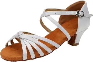 Girls Sandals Comfortable Soft Sole Small Thick Heel Children Dance Shoes Fashionable Soft Sole Girls Size 3 Sandals