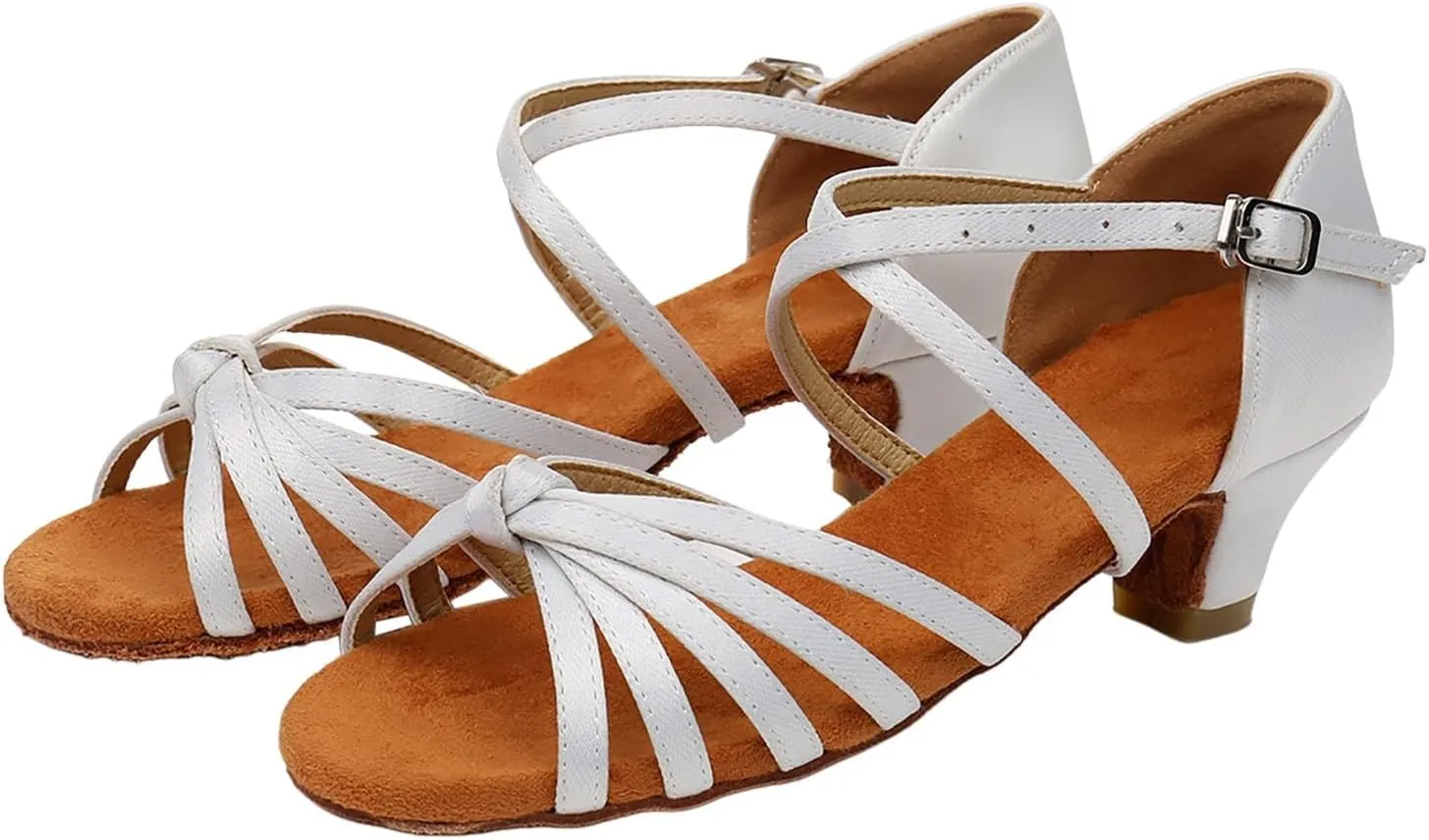 Girls Sandals Comfortable Soft Sole Small Thick Heel Children Dance Shoes Fashionable Soft Sole Girls Size 3 Sandals