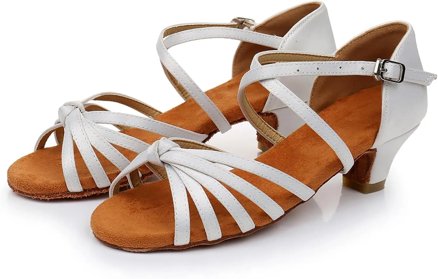 Girls Sandals Comfortable Soft Sole Small Thick Heel Children Dance Shoes Fashionable Soft Sole Girls Size 3 Sandals