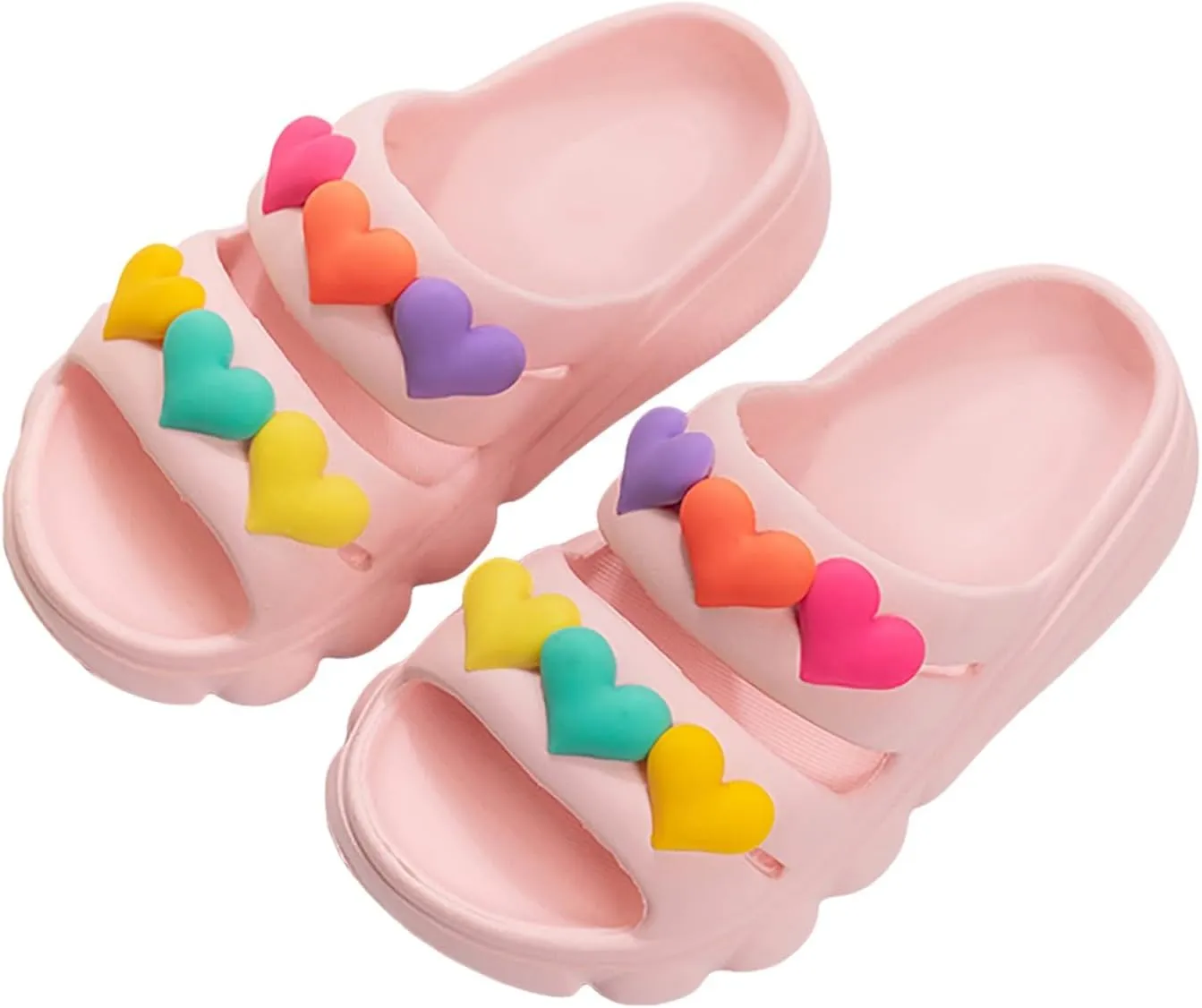 Girls Shoes Comfortable Soft Sole Home Outdoor Slippers Fashionable Love Children Slippers Sandals for Girls Samdals