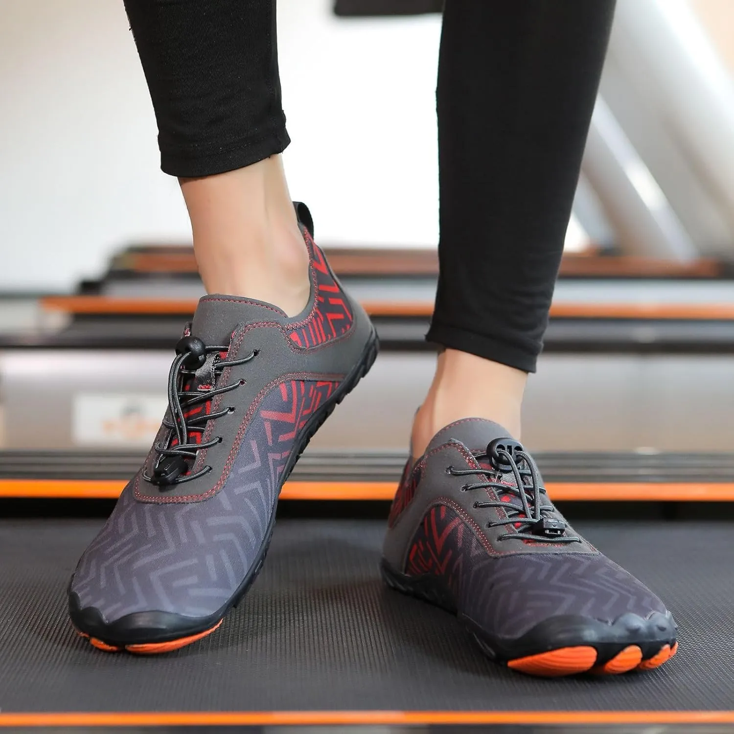 Grounded Footwear for Women Hike Barefoot Shoes Wide Toe Box Zero Drop Summer Beach Shoes Casual Comfortable Walking Shoe Non Slip Neuropathy Socks for Women Lightweight Breathable Sneakers 2025