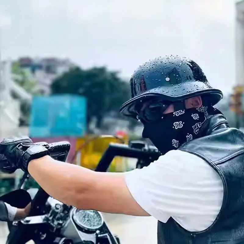 Half-Face Motorcycle Helmet for Cycling.