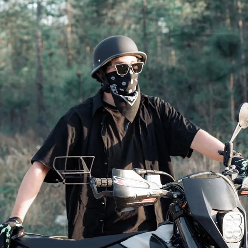Half-Face Motorcycle Helmet for Cycling.