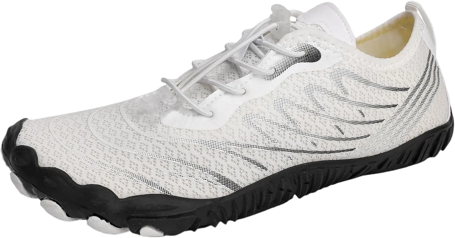 Hike Barefoot Shoes for Women Men Wide Toe Box Breathable & Non-Slip Athletic Footwear Healthy Waterproof Trail Running Minimalist Zero Drop Outdoor Cross-Trainer Fashion Sneakers
