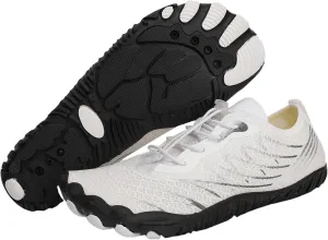 Hike Barefoot Shoes for Women Men Wide Toe Box Breathable & Non-Slip Athletic Footwear Healthy Waterproof Trail Running Minimalist Zero Drop Outdoor Cross-Trainer Fashion Sneakers