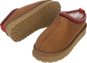 Home Slipper Platform Slippers for Women Indoor Outdoor Mini Boots Non-slip Plush Lining Slip On House Shoes