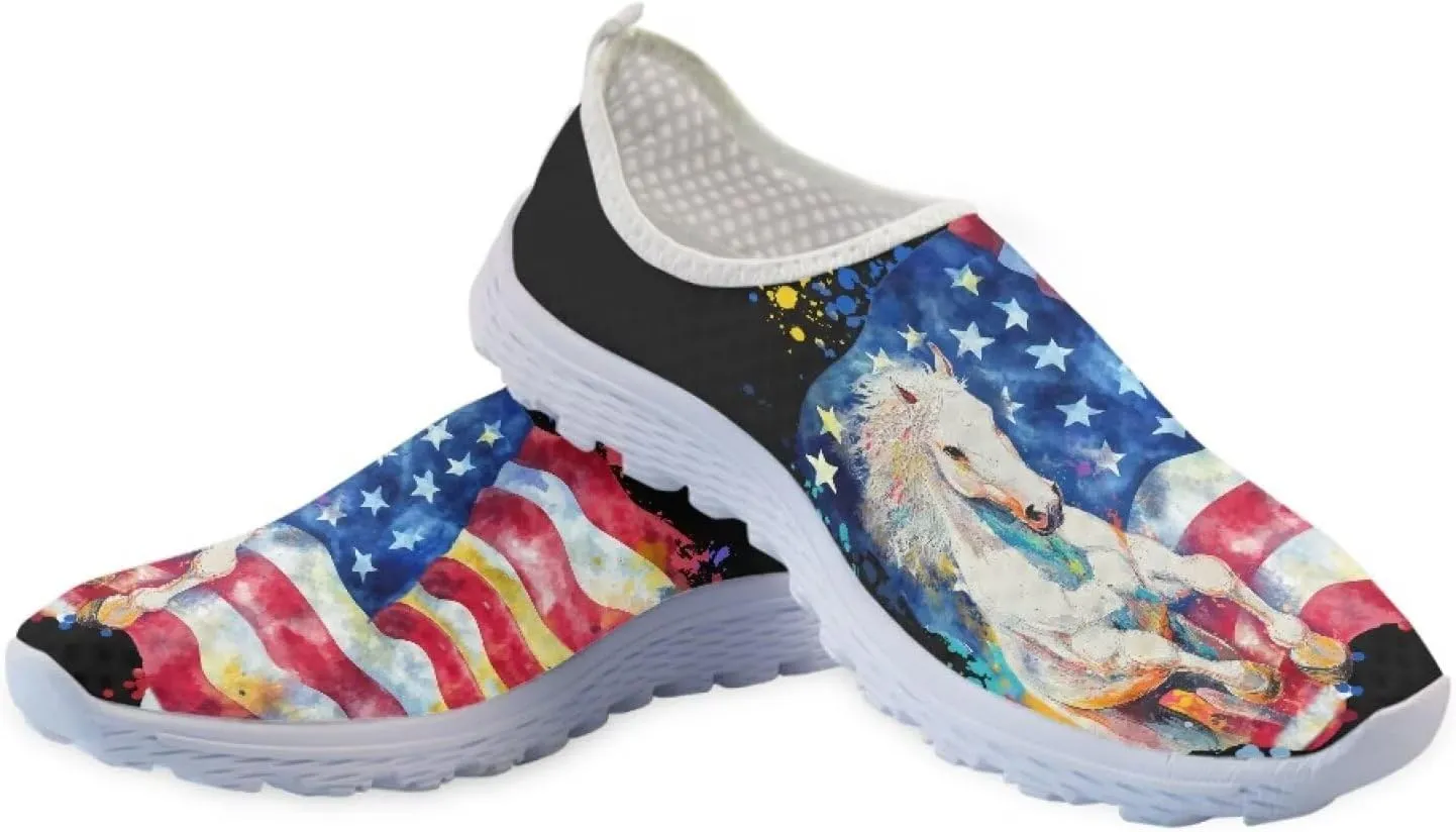 KEIAHUAN Trendy Running Shoes for Women Sneakers, Casual Lightweight Training Shoes Non-Slip Athletic Tennis Shoes