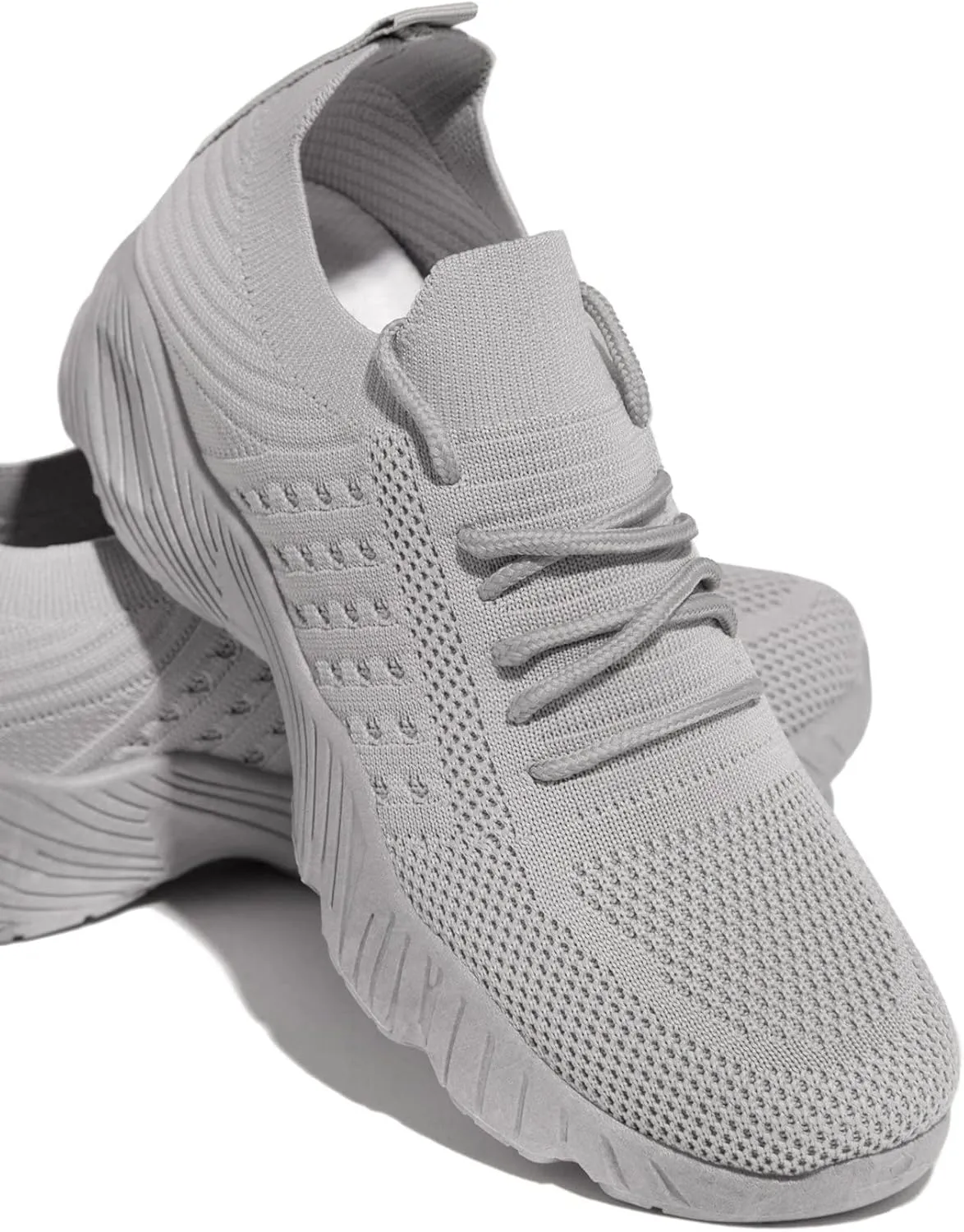Ladmiple Shoes For Women Sneakers Slip On Lightweight Non Slip Gym Workout Tennis Running Shoes Fashion Walking Sneakers