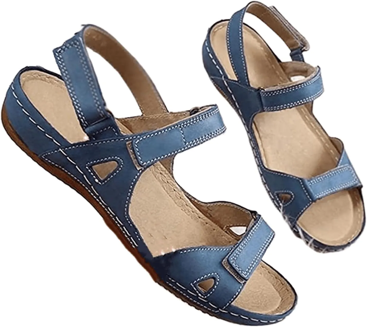 Lausiuoe Orthotic Dress Sandals For Women With Arch Support Comfortable Dressy Casual Summer Orthopedic Slides Walking Shoes
