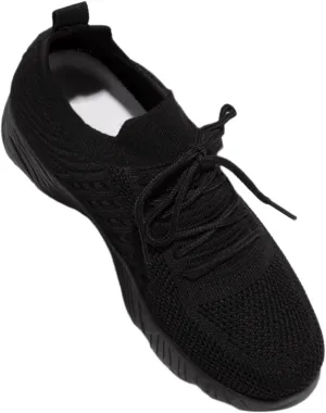 Lausiuoe Running Shoes For Women Arch Support Walking Tennis Shoes Slip On Memory Foam Lightweight Casual Gym Sneakers