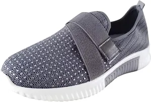 Lausiuoe womens shoes casual sneakers Womens Slip On Walking Shoes Non Slip Running Shoes Breathable Mesh Workout Tennis Shoes Lightweight Gym Fashion Sneakers