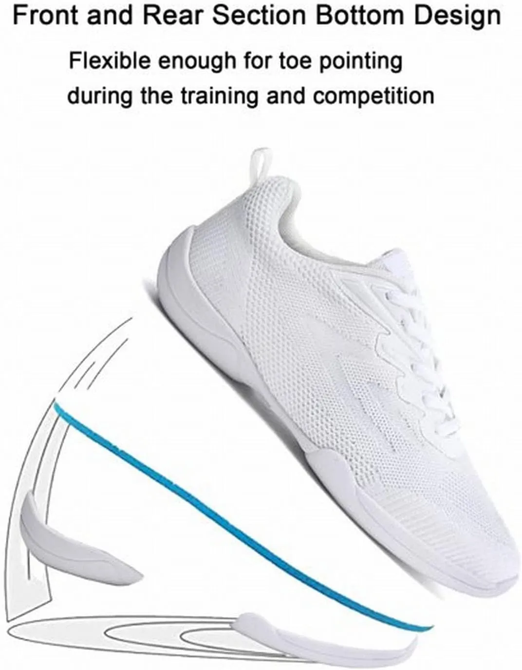 Lightweight Walking Tennis Shoes for Women Non Slip Workout Fashion Tennis Running Sneakers Grounded Footwear