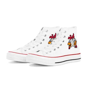 Los Pollos Hermanos - Breaking Bad | High Top Canvas Sneakers
