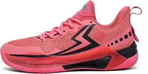 Mens Breathable Lace Up High-Top Mesh Cloth Basketball Shoes Fashion Comfortable Non-Slip Sneakers for Running Walking Workout Training