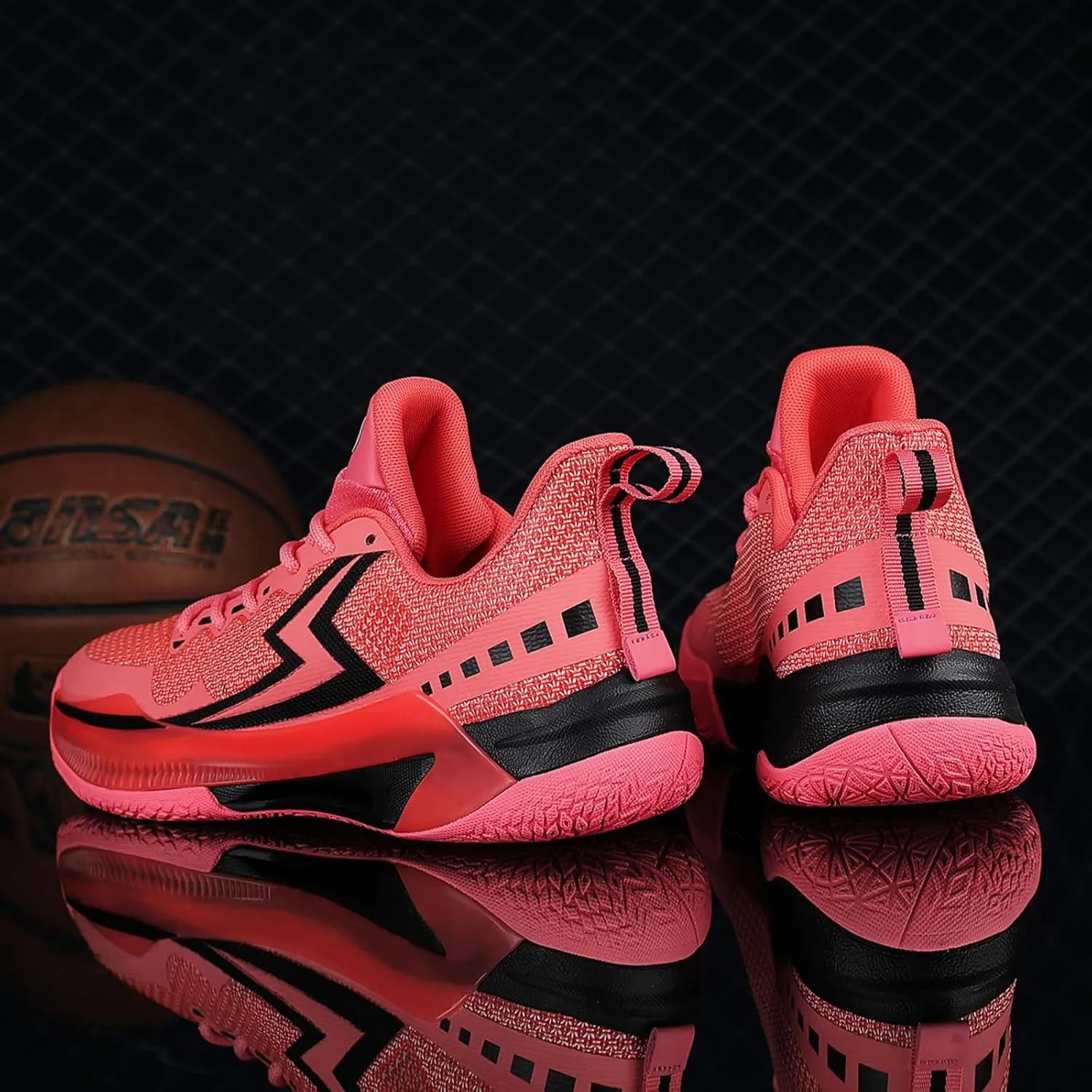 Mens Breathable Lace Up High-Top Mesh Cloth Basketball Shoes Fashion Comfortable Non-Slip Sneakers for Running Walking Workout Training
