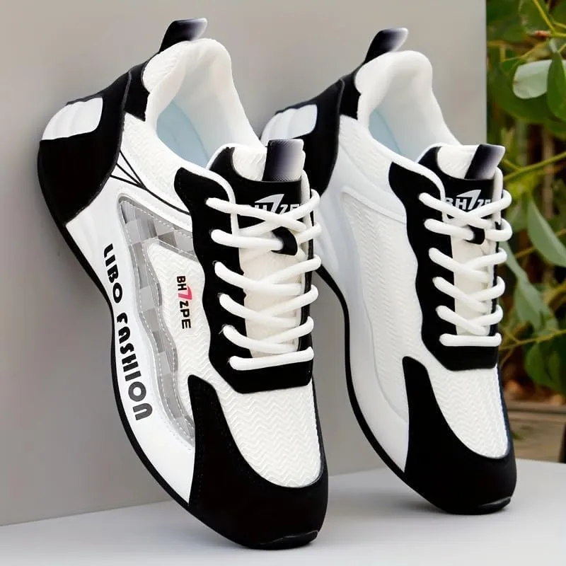 Men's Breathable Mesh Sneakers - Lightweight Non-Slip Comfort Walking Shoes,All-Season Casual Athletic Shoes for Work & Outdoor