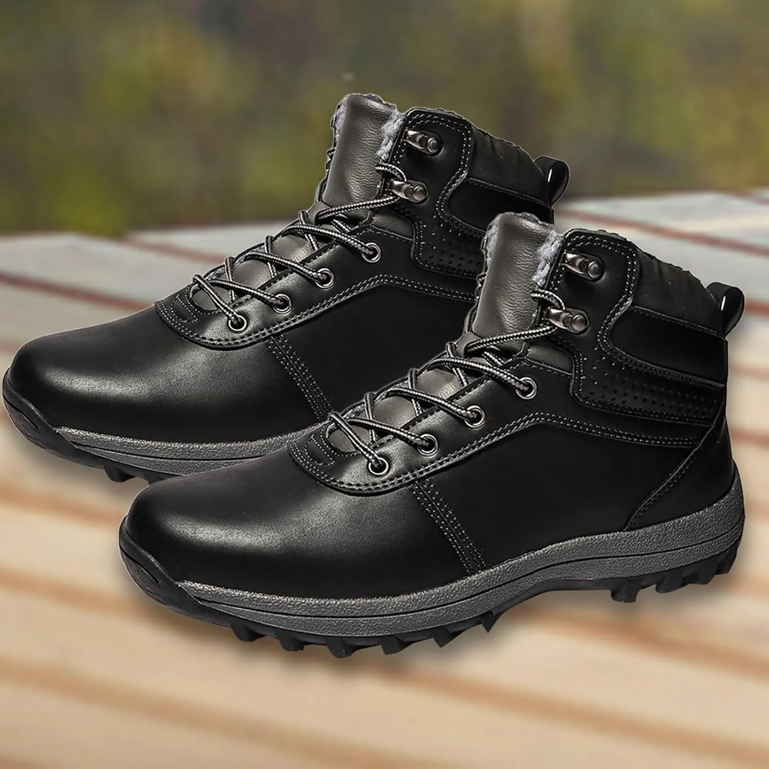 Mens Work Boots Soft Toe Hiking Sneakers Boot with Comfort Women's Safety Shoes Non Steel Toe Waterproof Outdoor Shoes Lightweight Anti Slip Hike Grounded Footwear